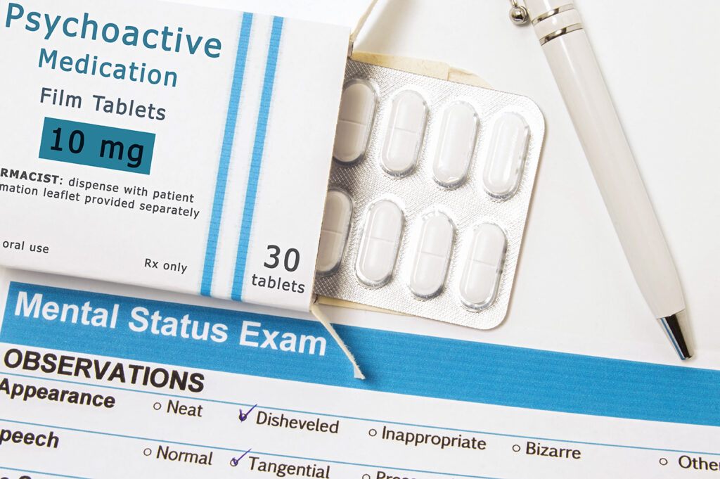 Psychoactive drugs treatment and medication management